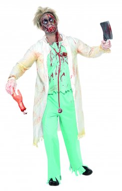 Déguisement de docteur zombie